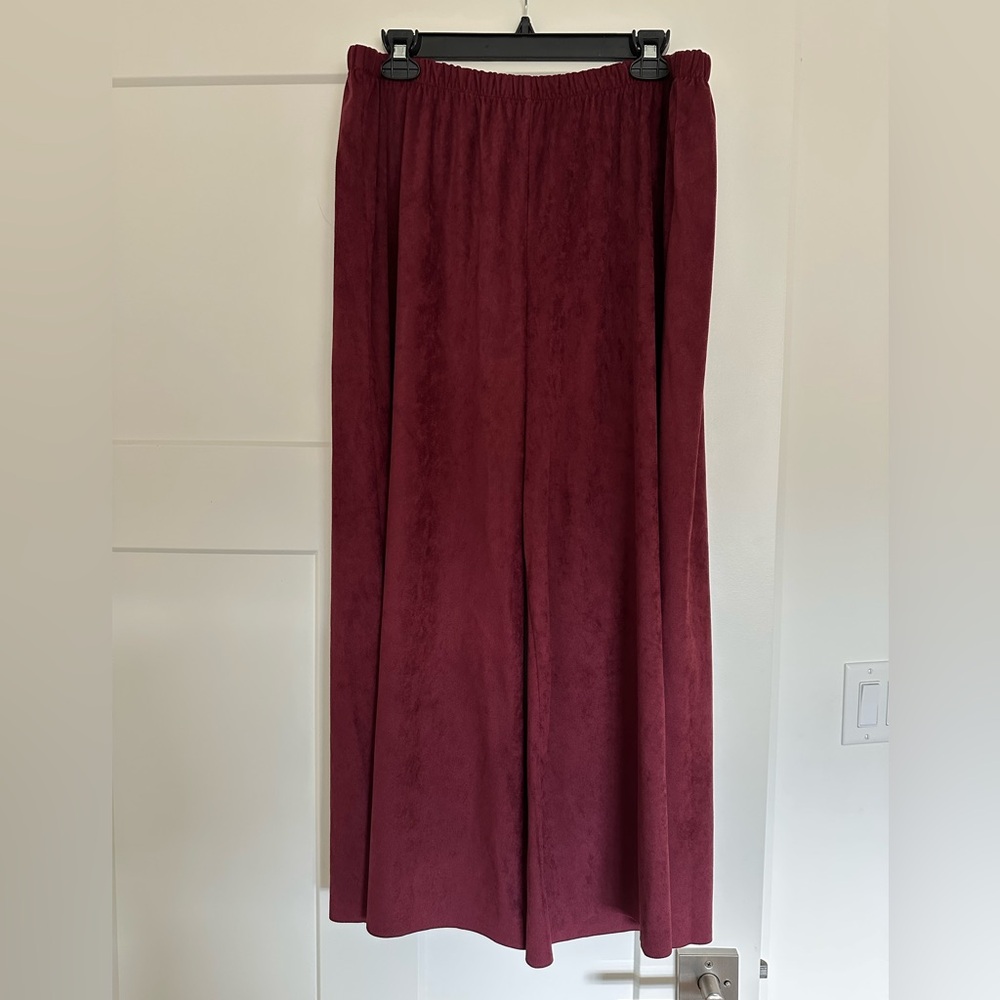 Bryan Walker Burgundy Wide Pants XL